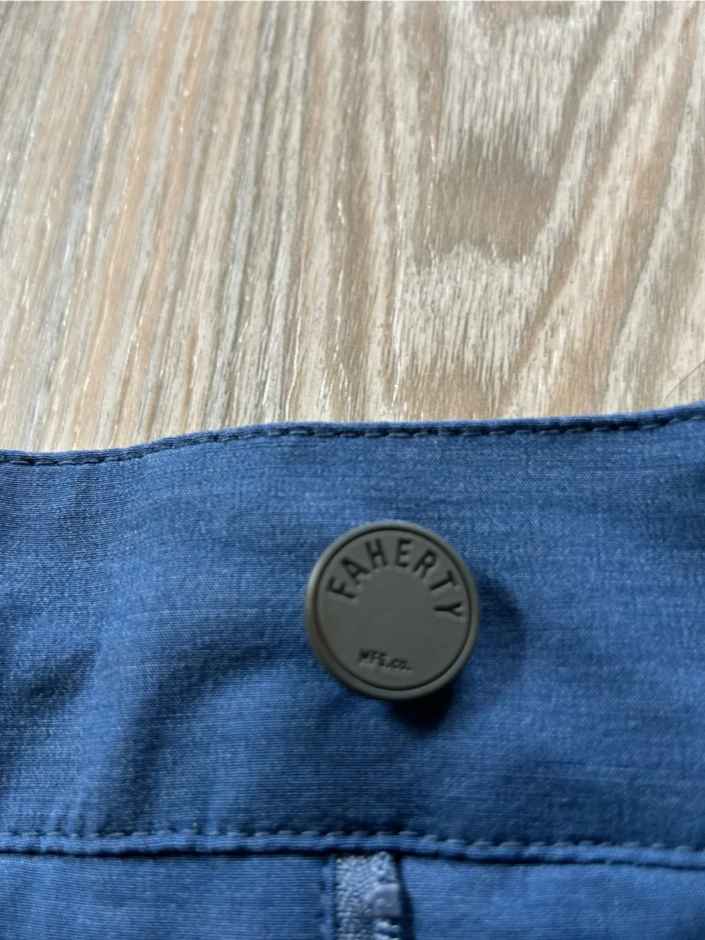 Faherty Navy All Day Shorts